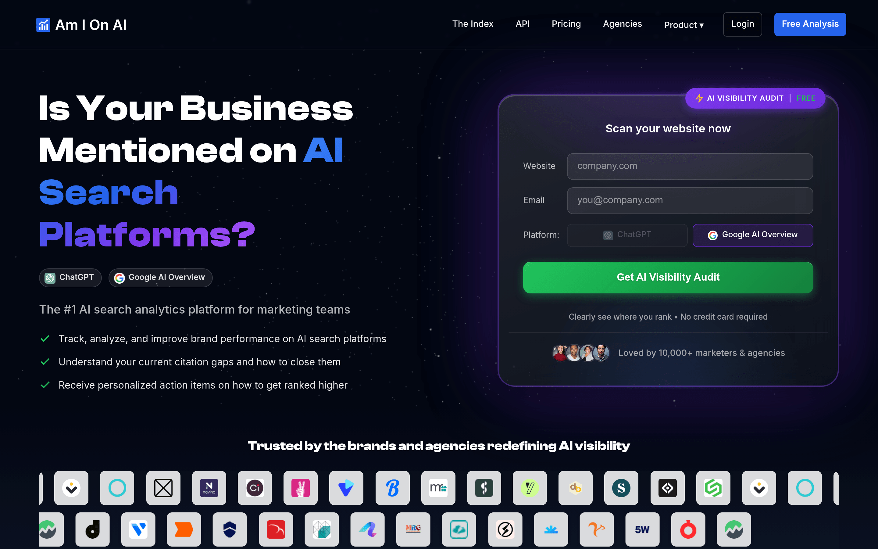 Am I On AI homepage