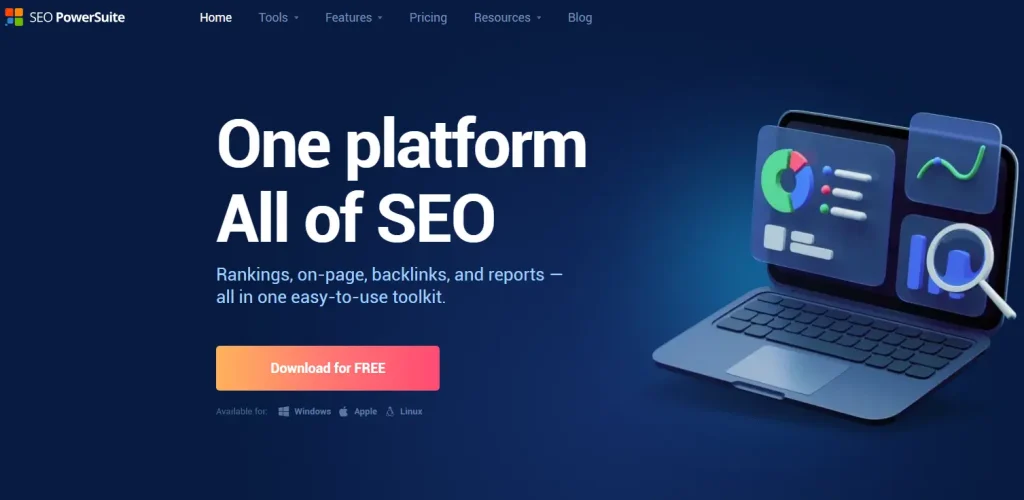 SEO PowerSuite website