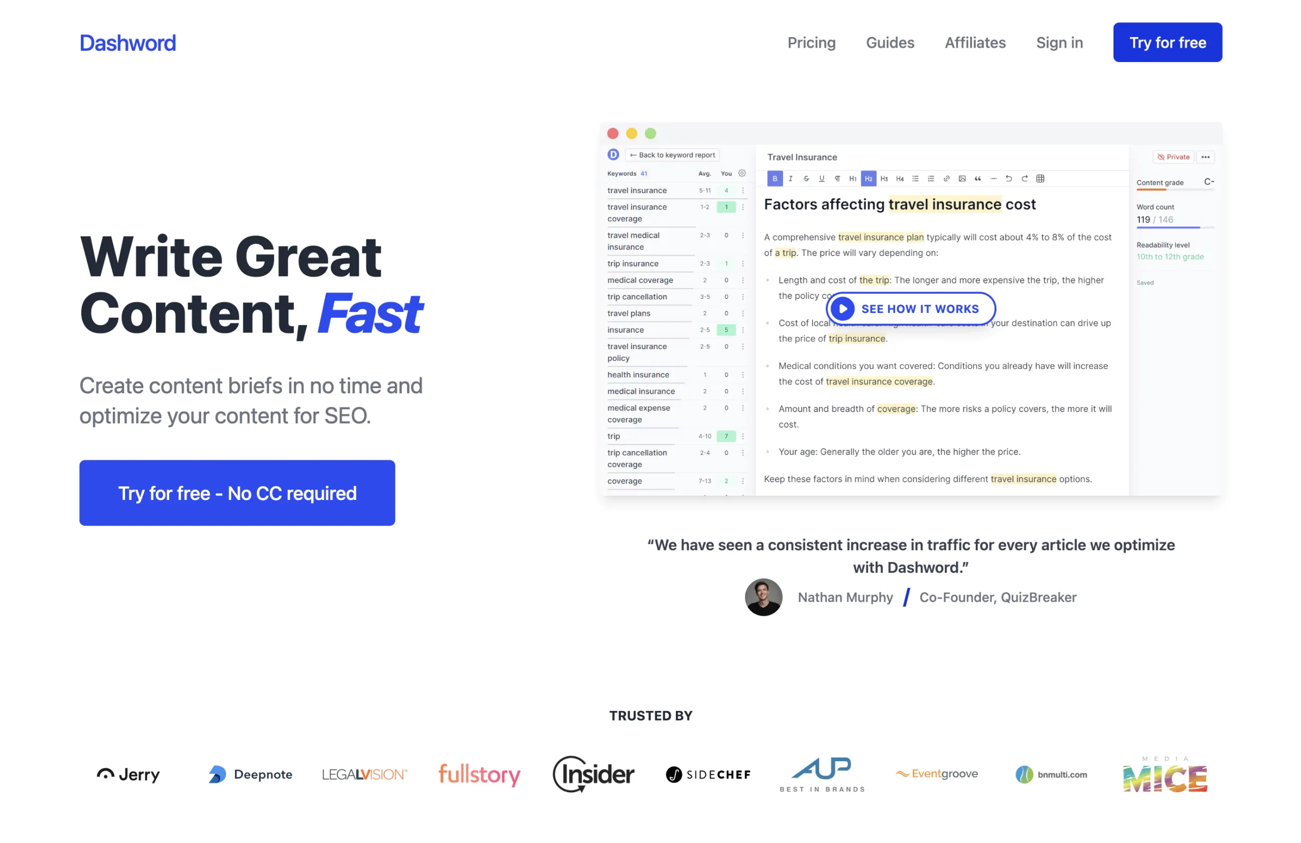 8 Best Dashword Alternatives for Content Optimization