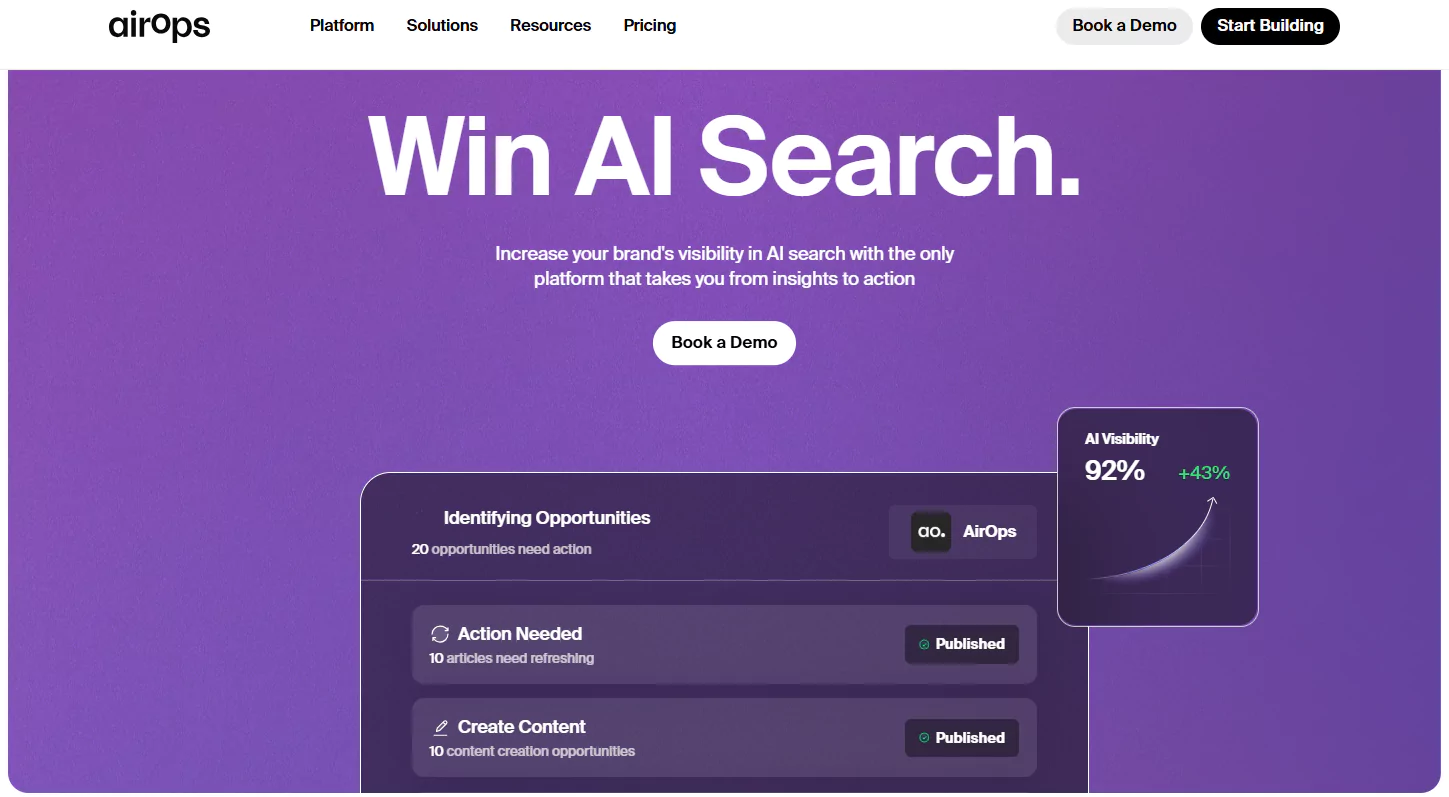 7 Best AirOps AI Alternatives